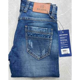 Джинси чоловічі B985-1 blue р.27-34 "God Baron" недорого оптом від прямого постачальника