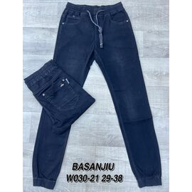 Джинси чоловічі W030-21 grey р.29-38 "God Baron" недорого оптом від прямого постачальника