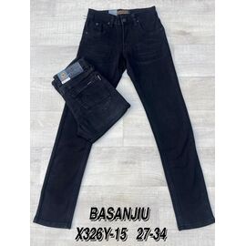 Джинси чоловічі X326Y-15 black р.27-34 "God Baron" недорого оптом від прямого постачальника