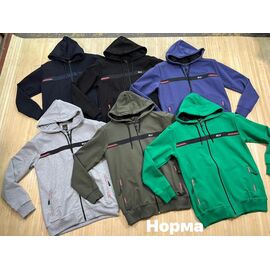 Кофта спортивна чоловіча NV506 green р.M-2XL "Navas" недорого оптом від прямого постачальника