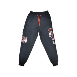 Штани дитячі спортивні на хлопчика 5083-1 black р.9-12 "MALIBU" недорого оптом від прямого постачальника