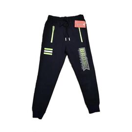 Штани дитячі спортивні на хлопчика 582 black р.9-12 "MALIBU" недорого оптом від прямого постачальника