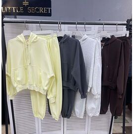 Фотография Костюм спортивный женский тёплый 9716 brown р.S-L "Little Secret" недорого оптом от прямого поставщика