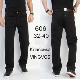 Джинси чоловічі 606 black р.32-40 "Vingvgs" недорого оптом від прямого постачальника