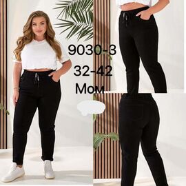 Джинси жіночі 9030-3 black р.32-40 "Vingvgs" недорого оптом від прямого постачальника