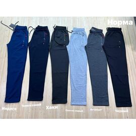 Штани спортивні чоловічі NV721 l.grey р.XL-3XL "Navas" недорого оптом від прямого постачальника