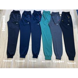 Штани спортивні чоловічі NV728 black р.XL-3XL "Navas" недорого оптом від прямого постачальника