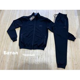 Фотография Костюм спортивный мужской NV791 black р.3XL-6XL "Navas" недорого оптом от прямого поставщика