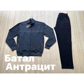 Костюм спортивний чоловічий NV802 grey р.3XL-6XL "Navas" недорого оптом від прямого постачальника