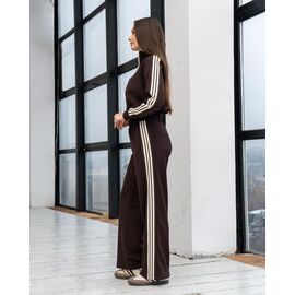 Костюм спортивний жіночий теплий Д101 brown р.XS-L "AZNA" недорого оптом від прямого постачальника