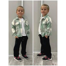 Фотография Рубашка детская на девочку B361 olive р.104-122 "Baykush" недорого оптом от прямого поставщика