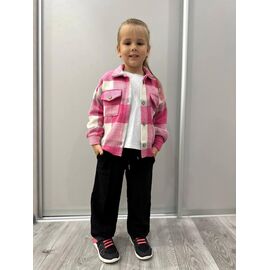 Фотография Рубашка детская на девочку B364 pink р.104-122 "Baykush" недорого оптом от прямого поставщика