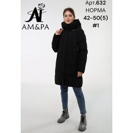 Фотография Куртка женская зимняя 932-1 black р.42-50 "DKNSEL" недорого оптом от прямого поставщика