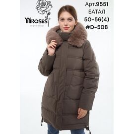 Фотография Куртка женская зимняя 9551-D508 brown р.50-56 "DKNSEL" недорого оптом от прямого поставщика