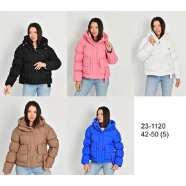 Фотография Куртка женская зимняя 23-1120 black р.42-50 "DKNSEL" недорого оптом от прямого поставщика