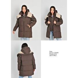 Фотография Куртка женская зимняя S24498-A10LK d.grey р.42-50 "DKNSEL" недорого оптом от прямого поставщика
