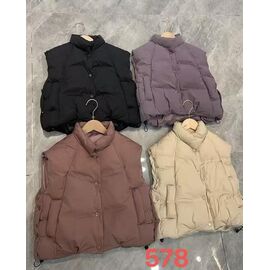 Фотография Жилетка детская на девочку 578 beige р.130-170 "Farbique" недорого оптом от прямого поставщика