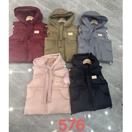 Фотография Жилетка детская на девочку 576 black р.130-170 "Farbique" недорого оптом от прямого поставщика