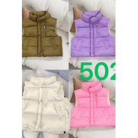 Жилетка дитяча на дівчинку 502 khaki р.120-160 "Farbique" недорого оптом від прямого постачальника