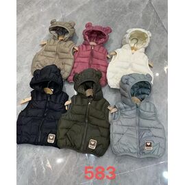 Фотография Жилетка детская на мальчика 583 olive р.90-130 "Farbique" недорого оптом от прямого поставщика