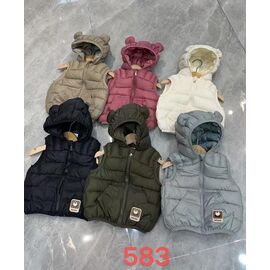 Фотография Жилетка детская на мальчика 583 wine р.90-130 "Farbique" недорого оптом от прямого поставщика