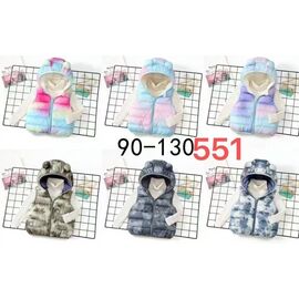 Жилетка дитяча на хлопчика 551 black р.90-130 "Farbique" недорого оптом від прямого постачальника