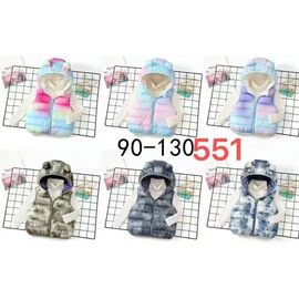 Фотография Жилетка детская на мальчика 551 grey р.90-130 "Farbique" недорого оптом от прямого поставщика