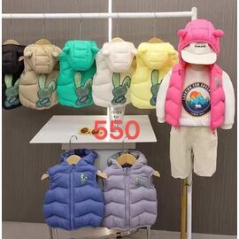 Фотография Жилетка детская на девочку 550 l.green р.90-130 "Farbique" недорого оптом от прямого поставщика