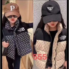 Фотография Жилетка детская на девочку 555 black р.120-160 "Farbique" недорого оптом от прямого поставщика