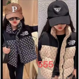 Фотография Жилетка детская на девочку 555 beige р.120-160 "Farbique" недорого оптом от прямого поставщика