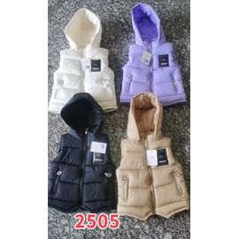 Фотография Жилетка детская на мальчика 2505 black р.120-160 "Farbique" недорого оптом от прямого поставщика