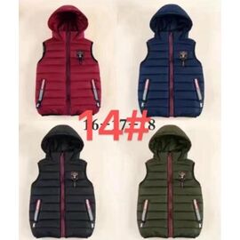 Фотография Жилетка детская на мальчика 14 black р.18-22 "Farbique" недорого оптом от прямого поставщика