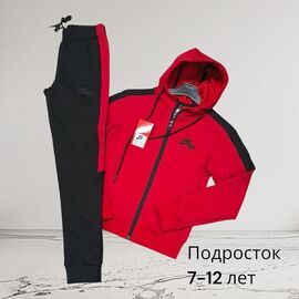 Костюм дитячий спортивний на хлопчика H453 red р.7-12 "Hai" недорого оптом від прямого постачальника