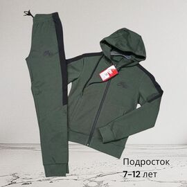 Костюм дитячий спортивний на хлопчика H454 khaki р.7-12 "Hai" недорого оптом від прямого постачальника