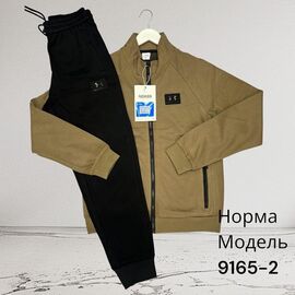 Фотография Костюм спортивный мужской 9165-2-1 camel р.M-3XL "Hai" недорого оптом от прямого поставщика