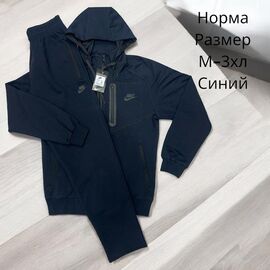Фотография Костюм спортивный мужской H393 navy р.M-3XL "Hai" недорого оптом от прямого поставщика