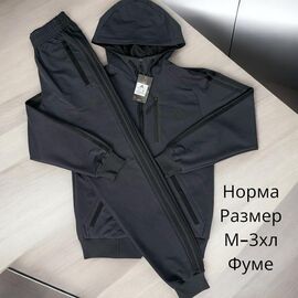 Костюм спортивний чоловічий H402 black р.M-3XL "Hai" недорого оптом від прямого постачальника