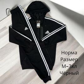 Костюм спортивний чоловічий H403 black р.M-3XL "Hai" недорого оптом від прямого постачальника