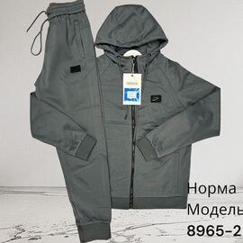 Костюм спортивний чоловічий 8965-2 grey р.M-3XL "Hai" недорого оптом від прямого постачальника