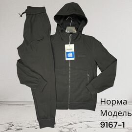 Костюм спортивний чоловічий 9167-1 black р.M-3XL "Hai" недорого оптом від прямого постачальника