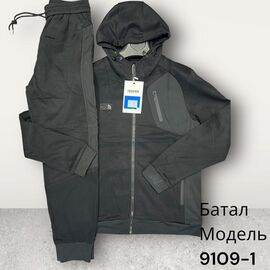 Костюм спортивний чоловічий 9109-1 black р.4XL-8XL "Hai" недорого оптом від прямого постачальника