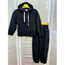 Костюм дитячий спортивний на дівчинку M227 black р.8-12 "Major" недорого оптом від прямого постачальника