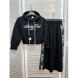 Костюм дитячий спортивний на дівчинку M211 black р.6-10 "Major" недорого оптом від прямого постачальника