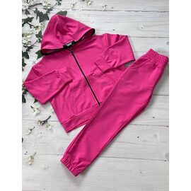 Костюм дитячий спортивний на дівчинку 1012 pink р.128-146 "Marimaks" недорого оптом від прямого постачальника