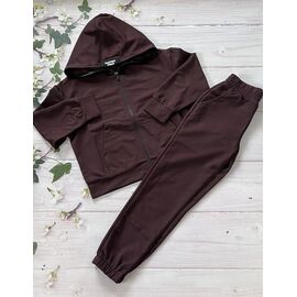 Фотография Костюм детский спортивный на девочку 1012 brown р.128-146 "Marimaks" недорого оптом от прямого поставщика