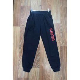 Штани дитячі спортивні на хлопчика M455 black р.11-14 "MMZ" недорого оптом від прямого постачальника