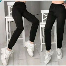 Штани спортивні жіночі 1023 black р.S-XL "VICTORY" недорого оптом від прямого постачальника