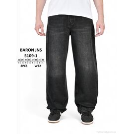 Джинси чоловічі Весна/осінь 5109-1 (8 шт. р.сітка28-36) "Baron" недорого оптом від прямого постачальника