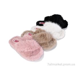 Тапки жіночі для будинку Зима A8136 mix (12 пар р.36-41) "Soylu" недорого оптом від прямого постачальника