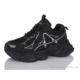 Фотография Кроссовки женские модные Весна/осень J2090-1 (8 пар р.36-41) "Hongquan" недорого оптом от прямого поставщика